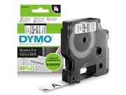 DYMO D1-Etikettenband | schwarz auf weiß | 12 mm x 7 m