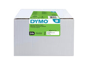 DYMO LabelWriter Adressetiketten | 28 mm x 89 mm | 24 Rollen mit je 130 leicht ablösbaren Etiketten (3.120 Etiketten) | selbstklebende Etiketten