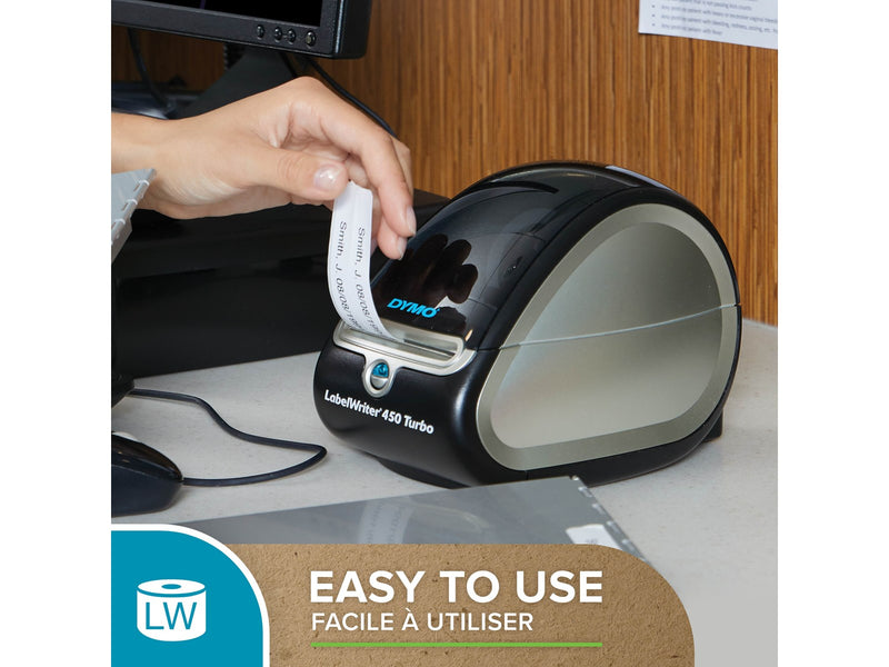 DYMO LabelWriter Adressetiketten | 28 mm x 89 mm | Rolle mit 130 Etiketten | selbstklebend