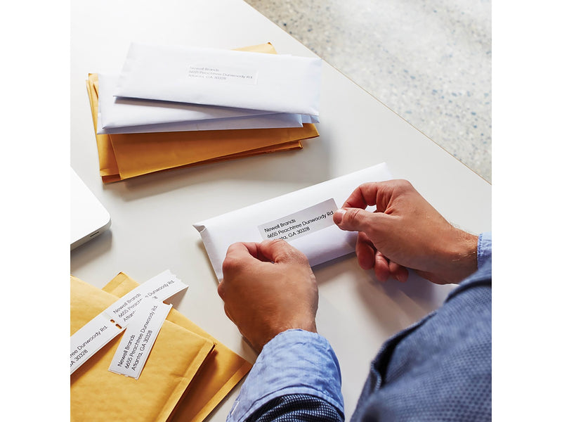DYMO LabelWriter Adressetiketten (Groß) | 36 mm x 89 mm | schwarzer Druck auf weißem Untergrund | 2 Rollen mit je 260 Etiketten (520 Stück) | selbstklebend
