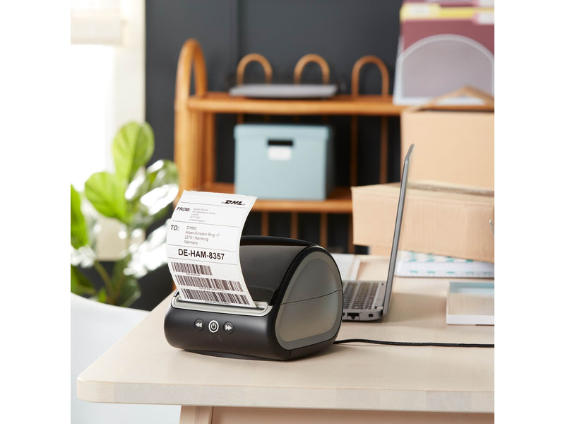 DYMO LabelWriter DHL Versandetiketten für LabelWriter 5XL/4XL-Etikettendrucker | 102 mm x 210 mm | Rolle mit 140 Etiketten | selbstklebend