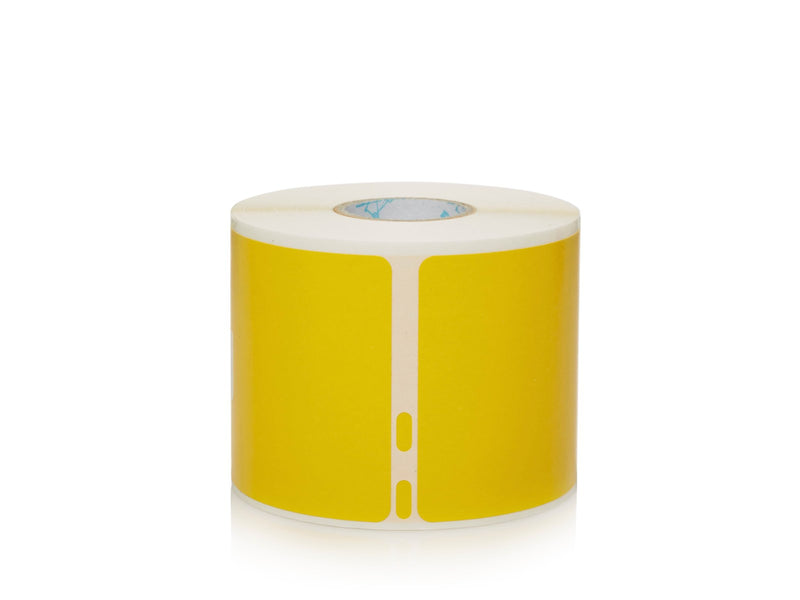 DYMO LabelWriter gelbe Versandetiketten/-Namensschilder (Groß) | 54 mm x 101 mm | Rolle mit 220 leicht ablösbaren Etiketten | selbstklebend