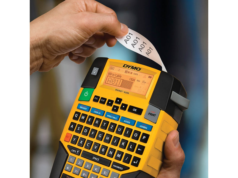DYMO Rhino 4200 Kit für den industriellen Etikettendrucker