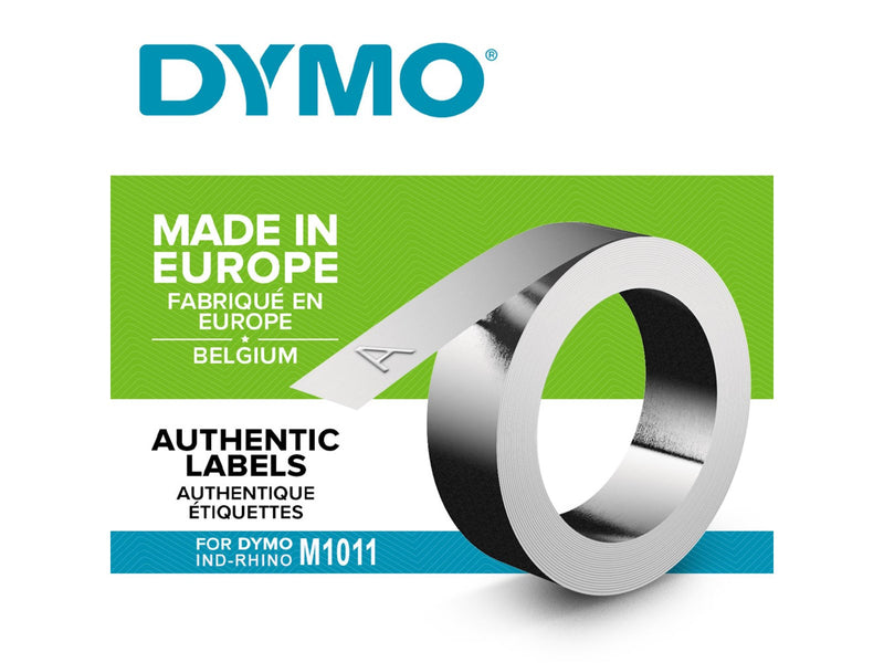 DYMO ® Rhino™ Industrielles Prägeband, nicht klebend, Edelstahl, 12 mm x 6,4 m