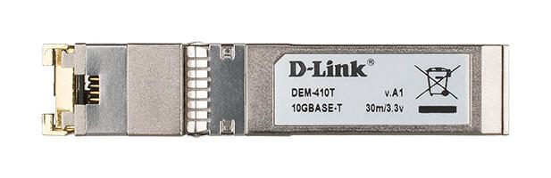 D-Link DEM-410T, 10G SFP+ RJ-45 Transceiver