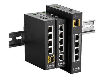 D-Link DIS-100G-5W, 5-Port Unmanaged Layer2 Gigabit Industrial Switch