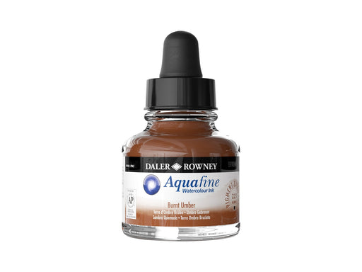 Daler-Rowney Aquafine 29.5 ml Ink Burnt Umber