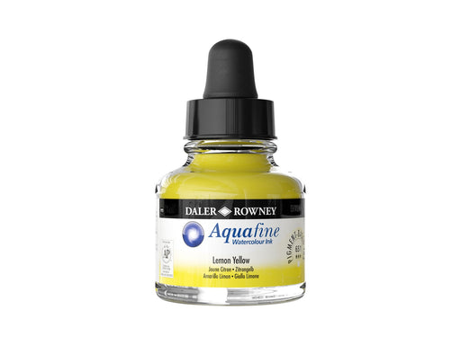 Daler-Rowney Aquafine 29.5 ml Ink Lemon Yellow