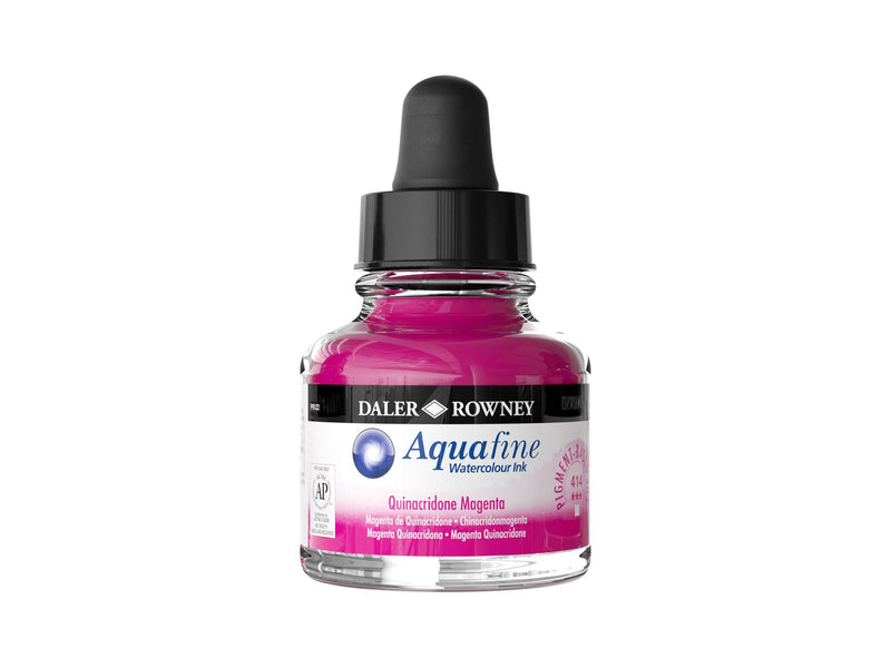 Daler-Rowney Aquafine 29.5 ml Ink Quinacridone Magenta