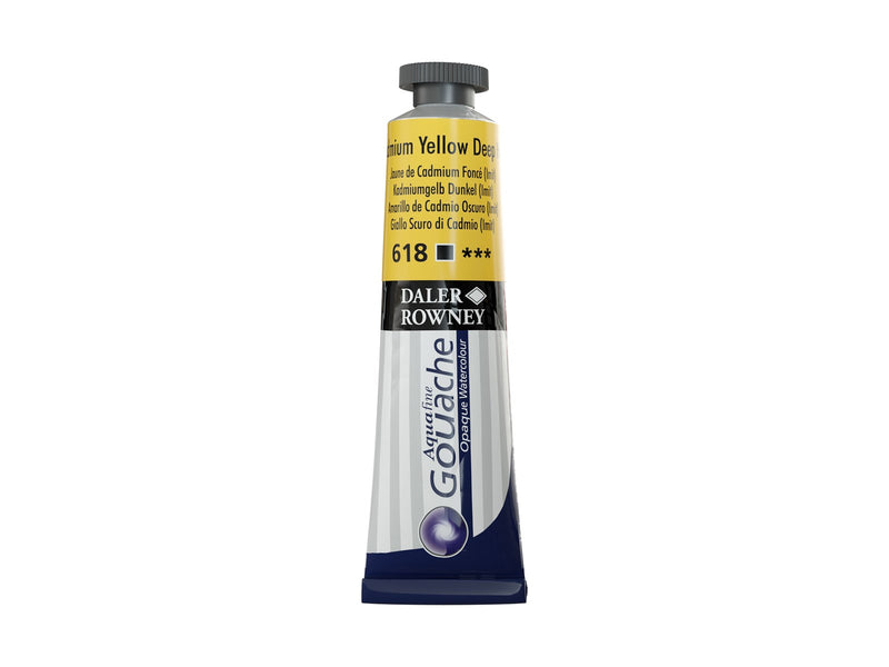 Daler-Rowney Aquafine Gouache 15ml Cad Yellow Deep Hue