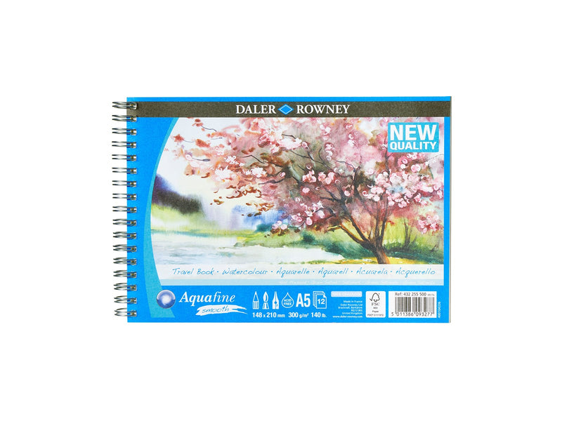 Daler-Rowney Aquafine HP Travel Book 12 Sheets A5
