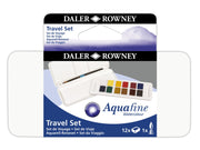 Daler-Rowney Aquafine Watercolour Travel Set 12 col