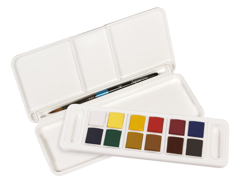 Daler-Rowney Aquafine Watercolour Travel Set 12 col