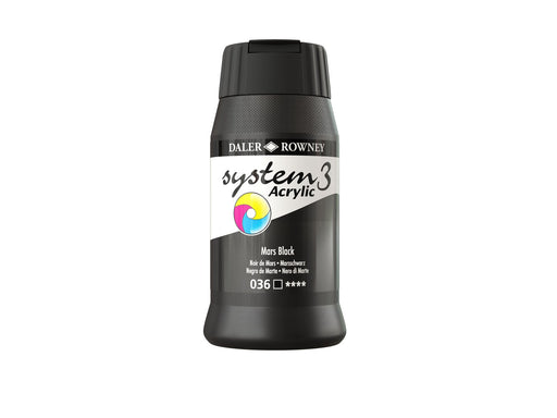 Daler-Rowney System3 500 ml Mars Black