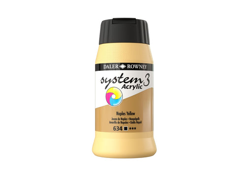 Daler-Rowney System3 500 ml Naples Yellow