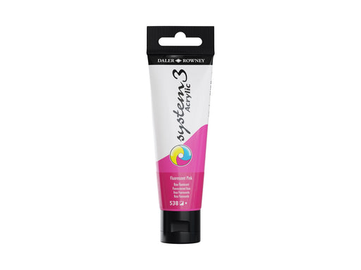 Daler-Rowney System3 59 ml Fluorescent Pink