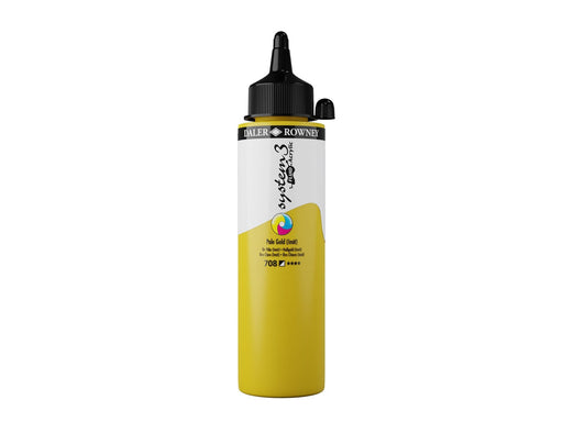 Daler-Rowney System3 Fluid Acrylic 250 ml Pale Gold Imit