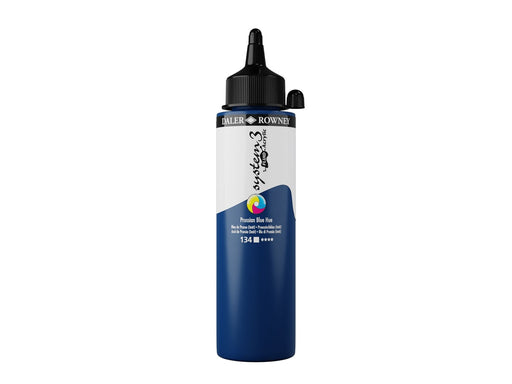 Daler-Rowney System3 Fluid Acrylic 250 ml Prussian Blue Hue