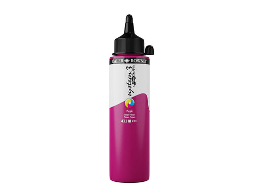 Daler-Rowney System3 Fluid Acrylic 250 ml Purpule