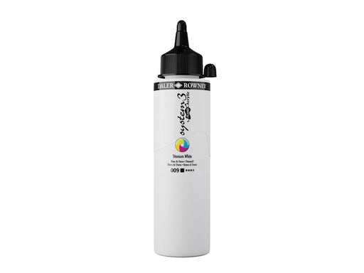 Daler-Rowney System3 Fluid Acrylic 250 ml Titanium White