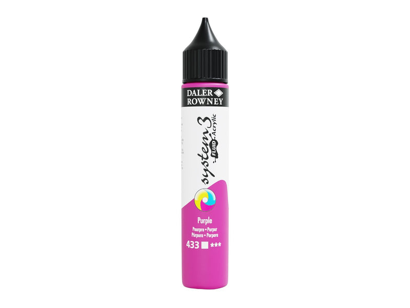 Daler-Rowney System3 Fluid Acrylic 29.5 ml Purple