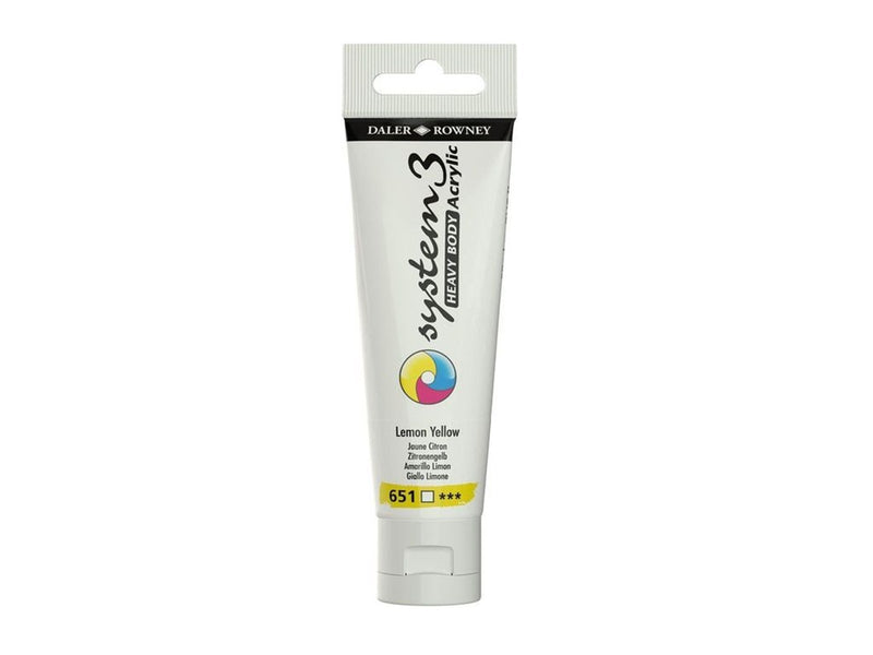 Daler-Rowney System3 Heavy Body 59 ml Lemon Yellow