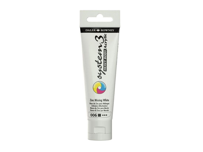 Daler-Rowney System3 Heavy Body 59 ml Zinc Mixing White