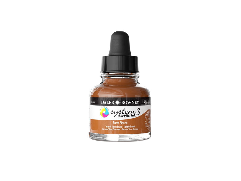 Daler-Rowney System3 Ink 29.5 ml Burnt Sienna
