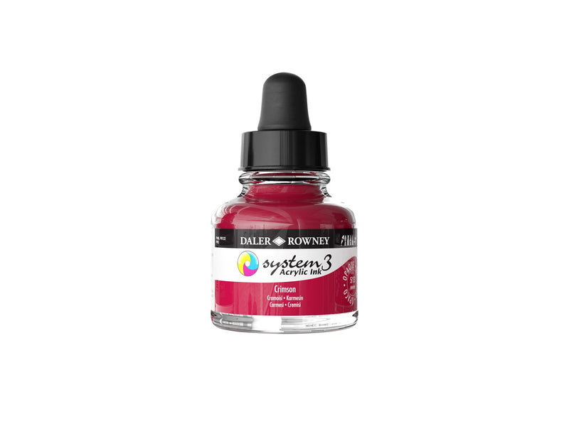 Daler-Rowney System3 Ink 29.5 ml Crimson