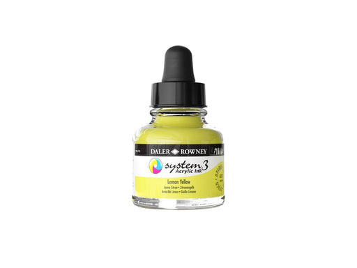 Daler-Rowney System3 Ink 29.5 ml Lemon Yellow