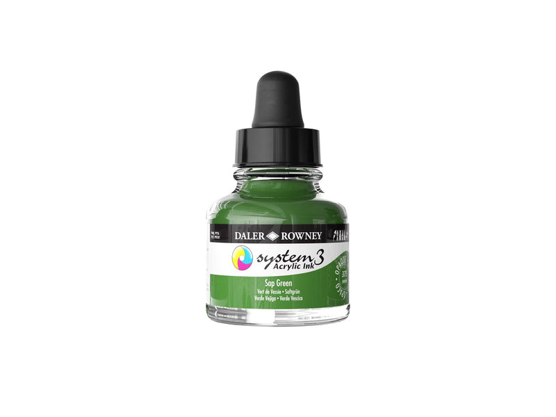 Daler-Rowney System3 Ink 29.5 ml Sap Green