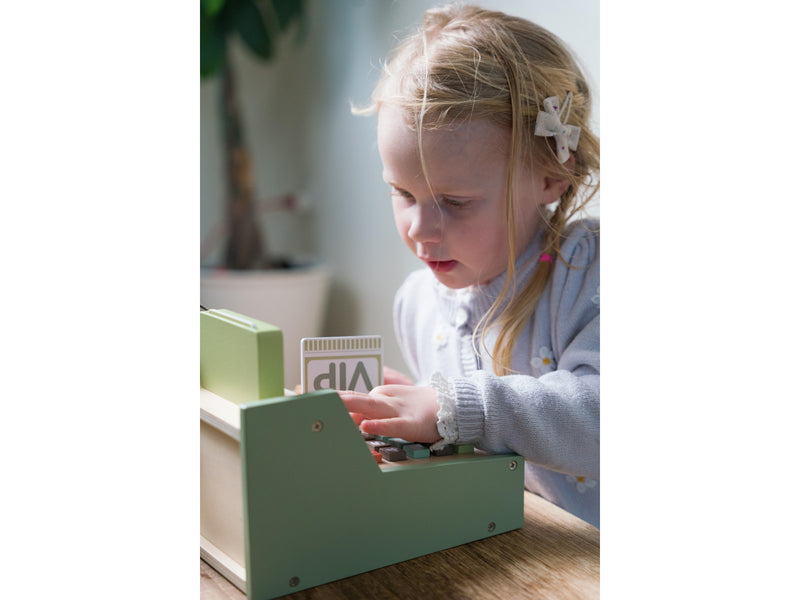 Dantoy Playful Wood Cash Register Set
