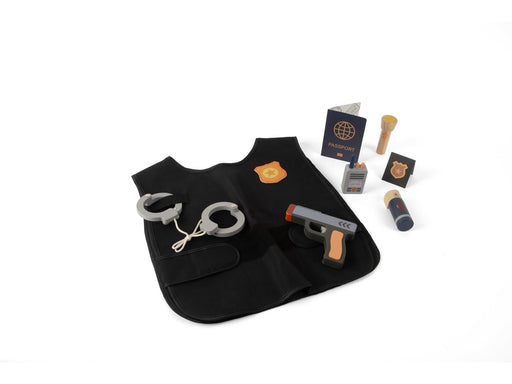 Dantoy Police set wood in giftbox 8 pcs