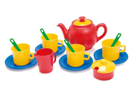 Dantoy Tea set in net L:19 cm 17 pcs