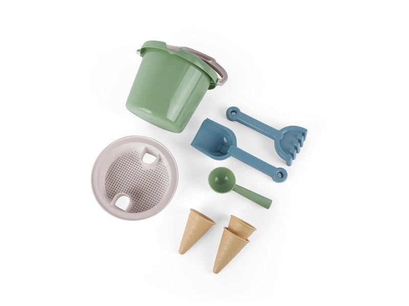 Dantoy Thorbjorn Bucket set w. Ice cream cones - Green