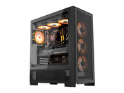 Darkflash AIRNOVA Computer Case with 3 Fans - Gehäuse - Schwarz