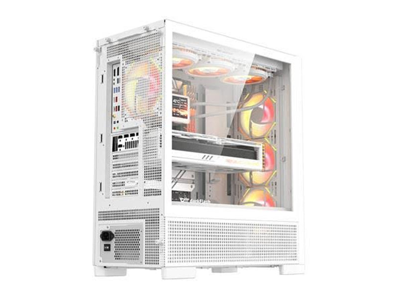 Darkflash AIRNOVA Computer Case with 3 Fans - Gehäuse - Weiß