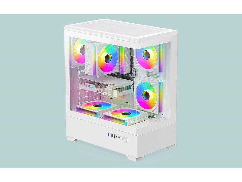Darkflash C365 Computer Case - Gehäuse - Weiß