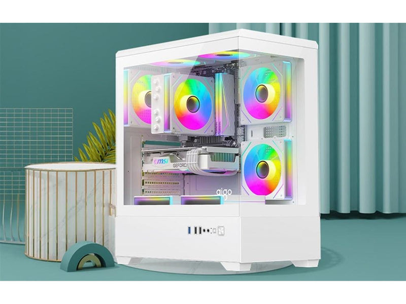 Darkflash C365 Computer Case - Gehäuse - Weiß