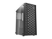 Darkflash Computer case DK351 + 4 fans (black) - Gehäuse - Miditower - Schwarz