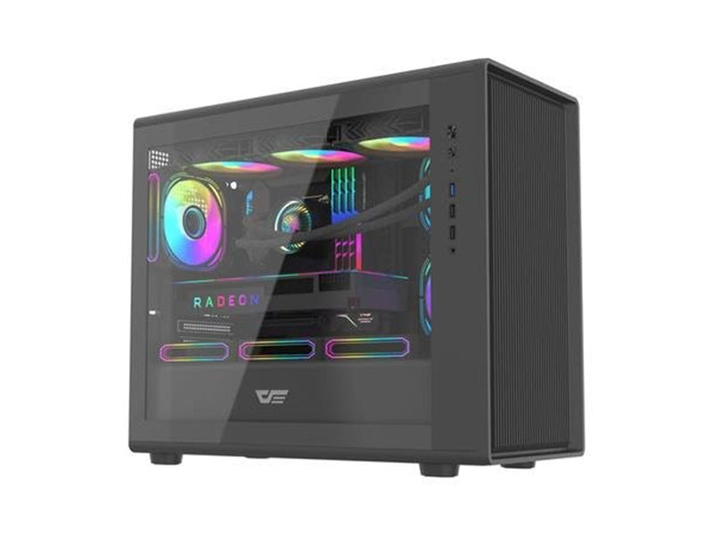 Darkflash DB460M Computer Case - Gehäuse - Schwarz