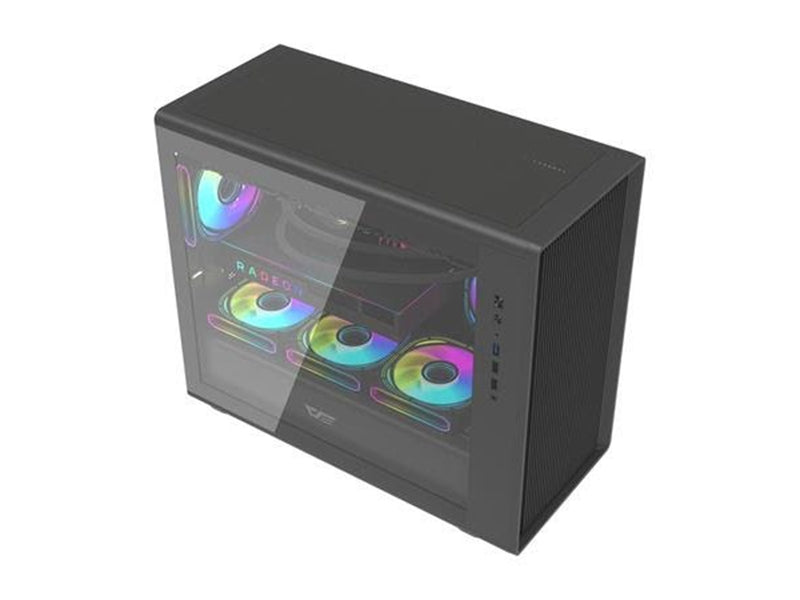 Darkflash DB460M Computer Case - Gehäuse - Schwarz