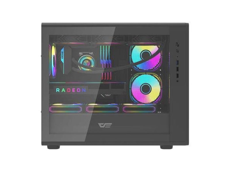 Darkflash DB460M Computer Case - Gehäuse - Schwarz