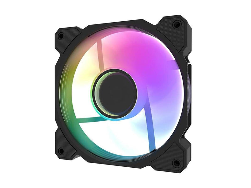 Darkflash DR08 Cooling Fan (Black) - Gehäuselüfter - 120mm - Schwarz - 30 dBA