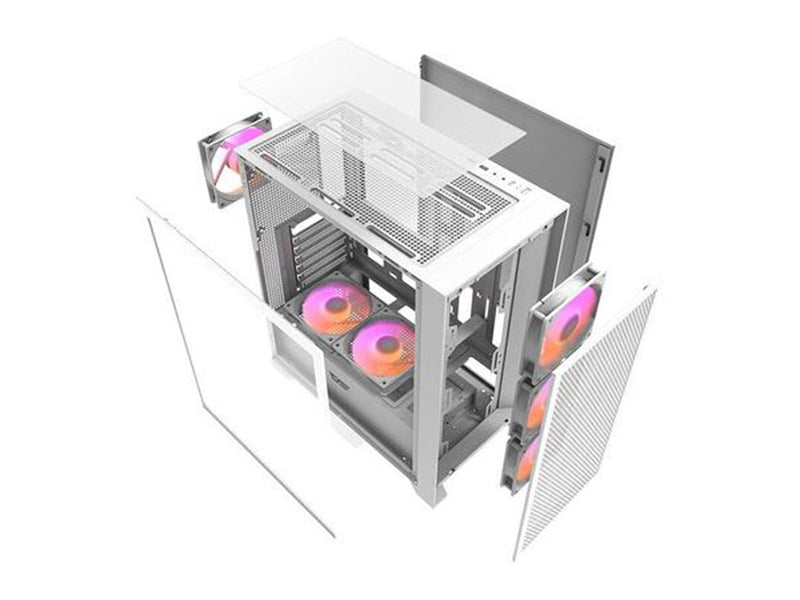 Darkflash DRX70 MESH - Gehäuse - Miditower - Weiß