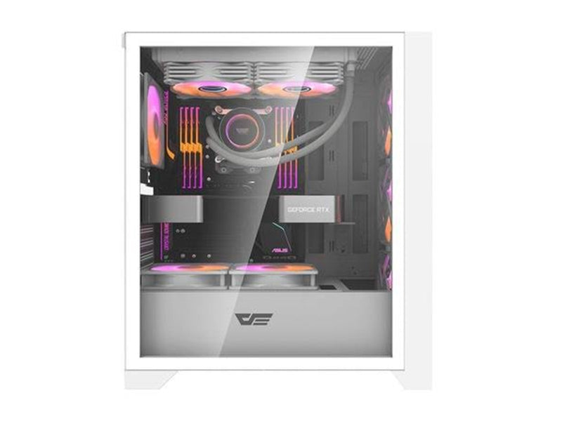 Darkflash DRX70 MESH - Gehäuse - Miditower - Weiß