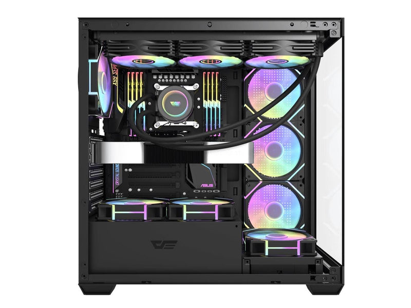 Darkflash DS900 computer case (black) - Gehäuse - Miditower - Schwarz