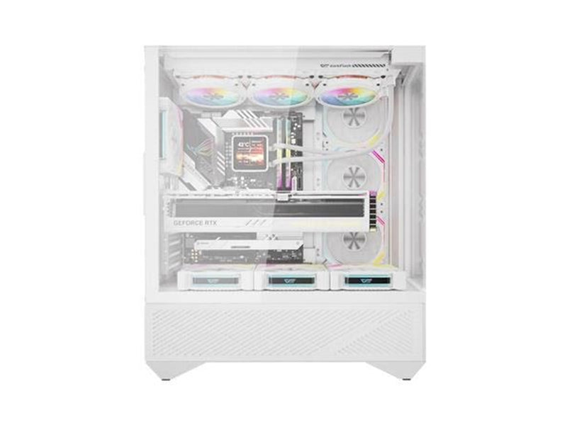 Darkflash DS900WS ATX Computer Case - Gehäuse - Weiß