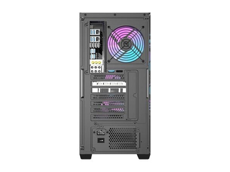 Darkflash DS900WS Computer Case + 4 Fans - Gehäuse - Schwarz