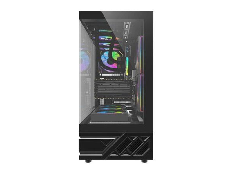 Darkflash DS950 Computer Case + 6 Fans - Gehäuse - Schwarz